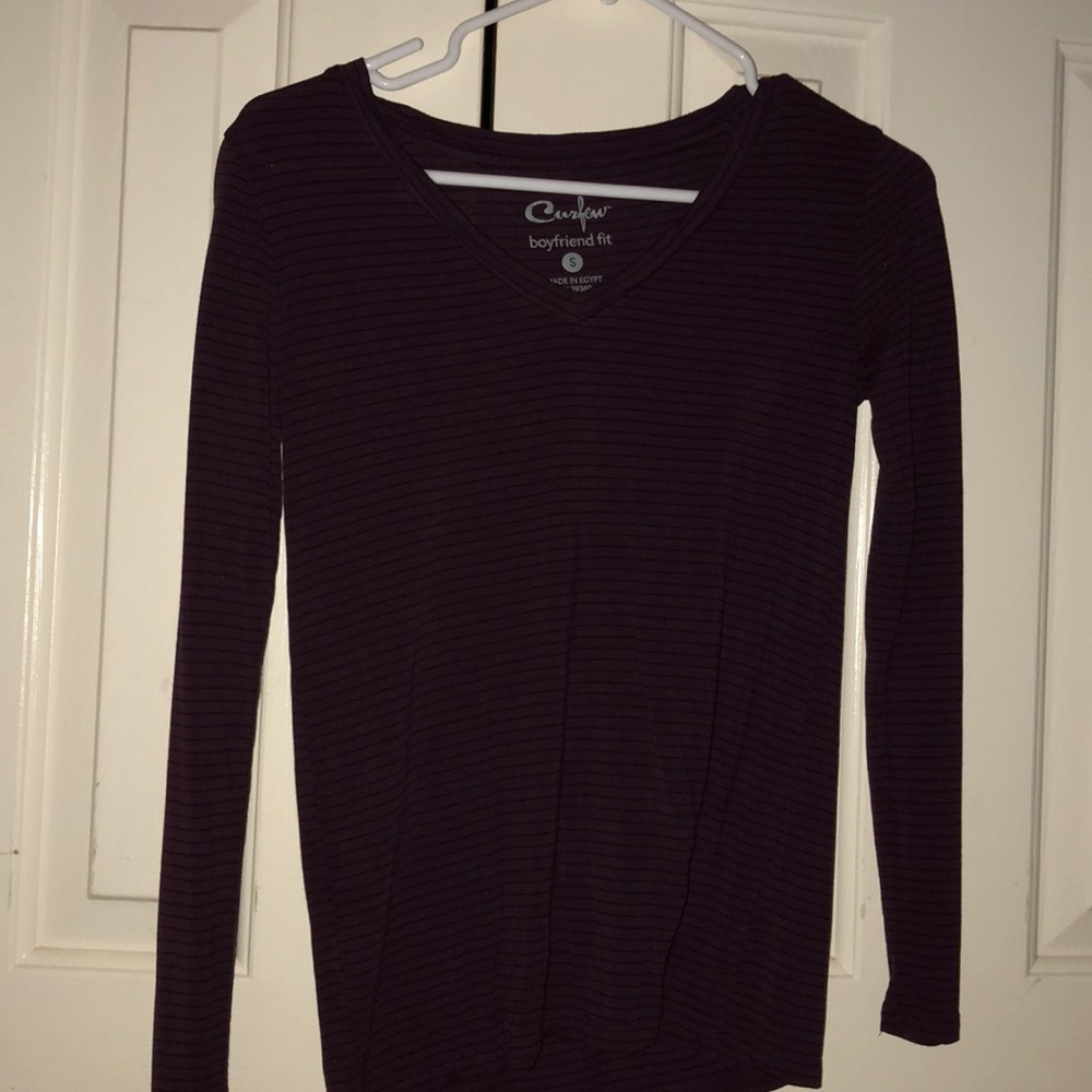 STRIPED LONG SLEEVE SHIRT